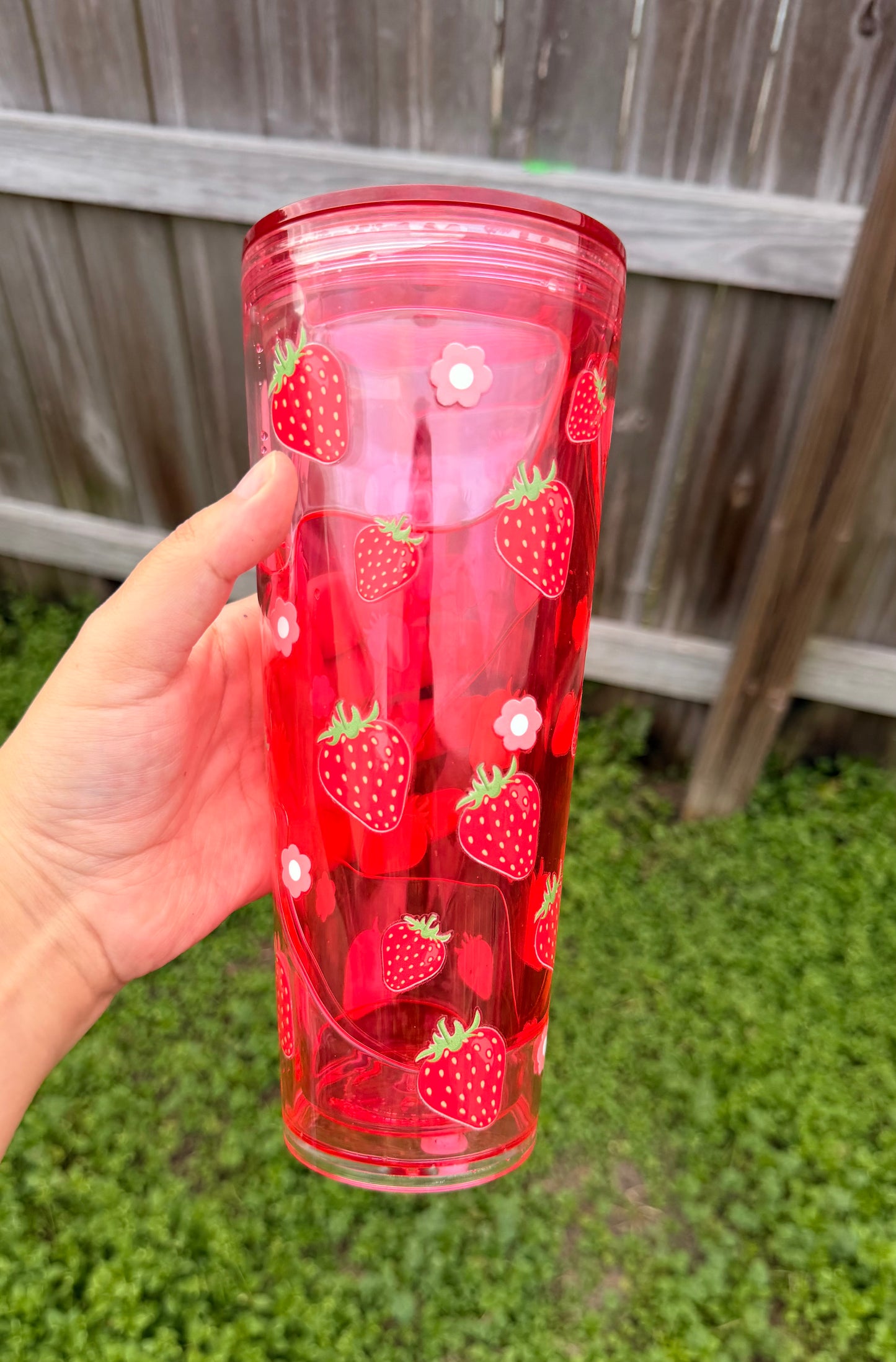 Strawberry Syrup Tumbler