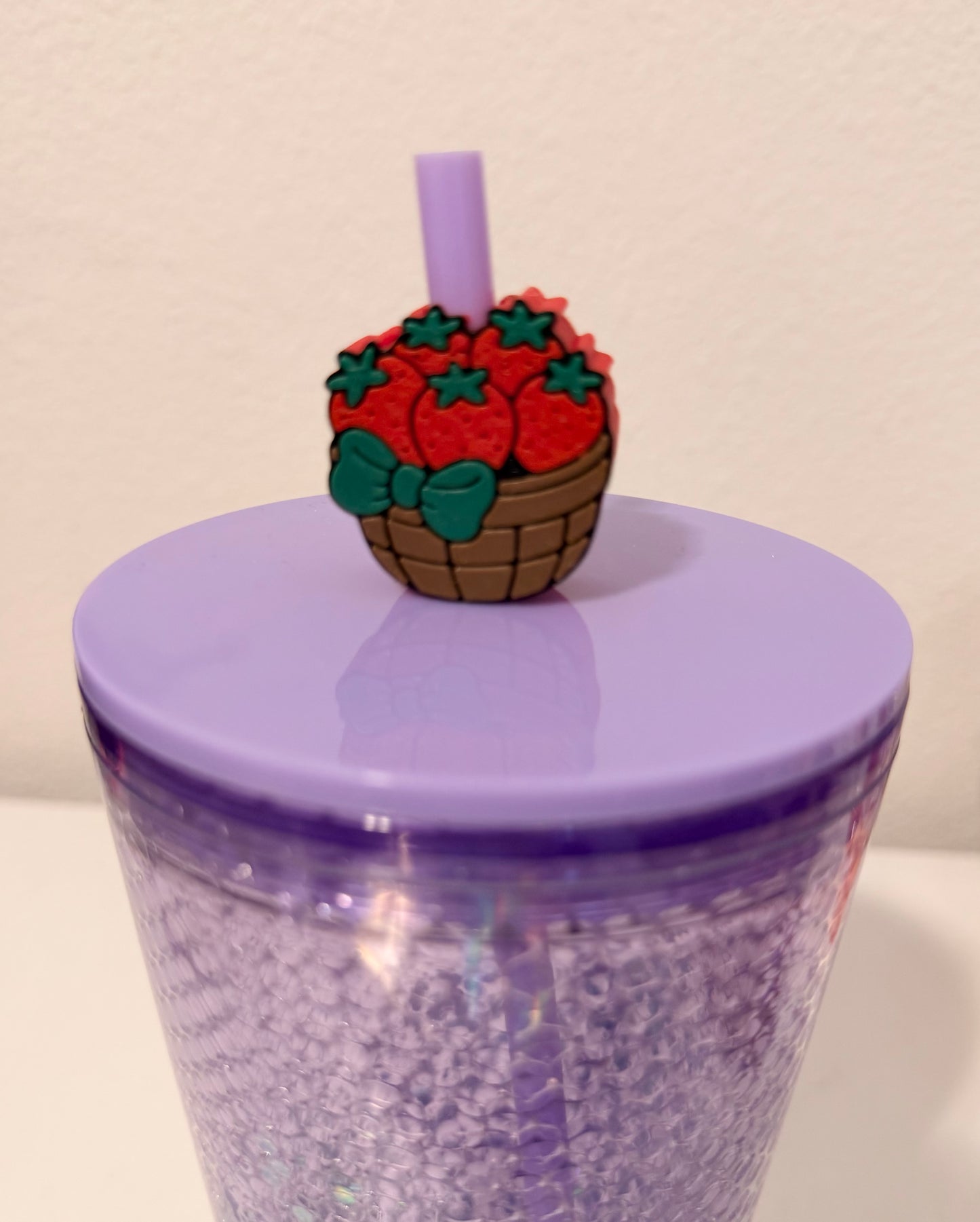 Strawberry Basket Straw Topper