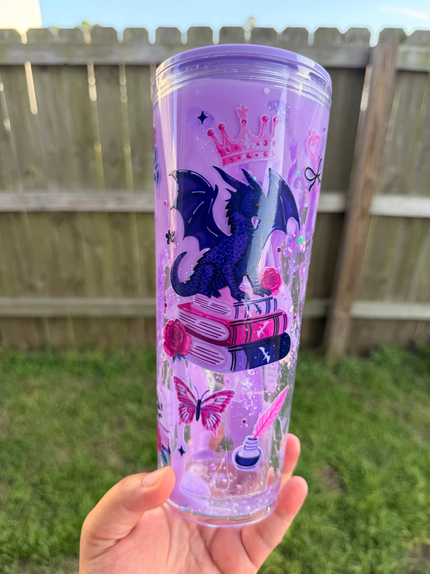 Fantasy Reader Tumbler