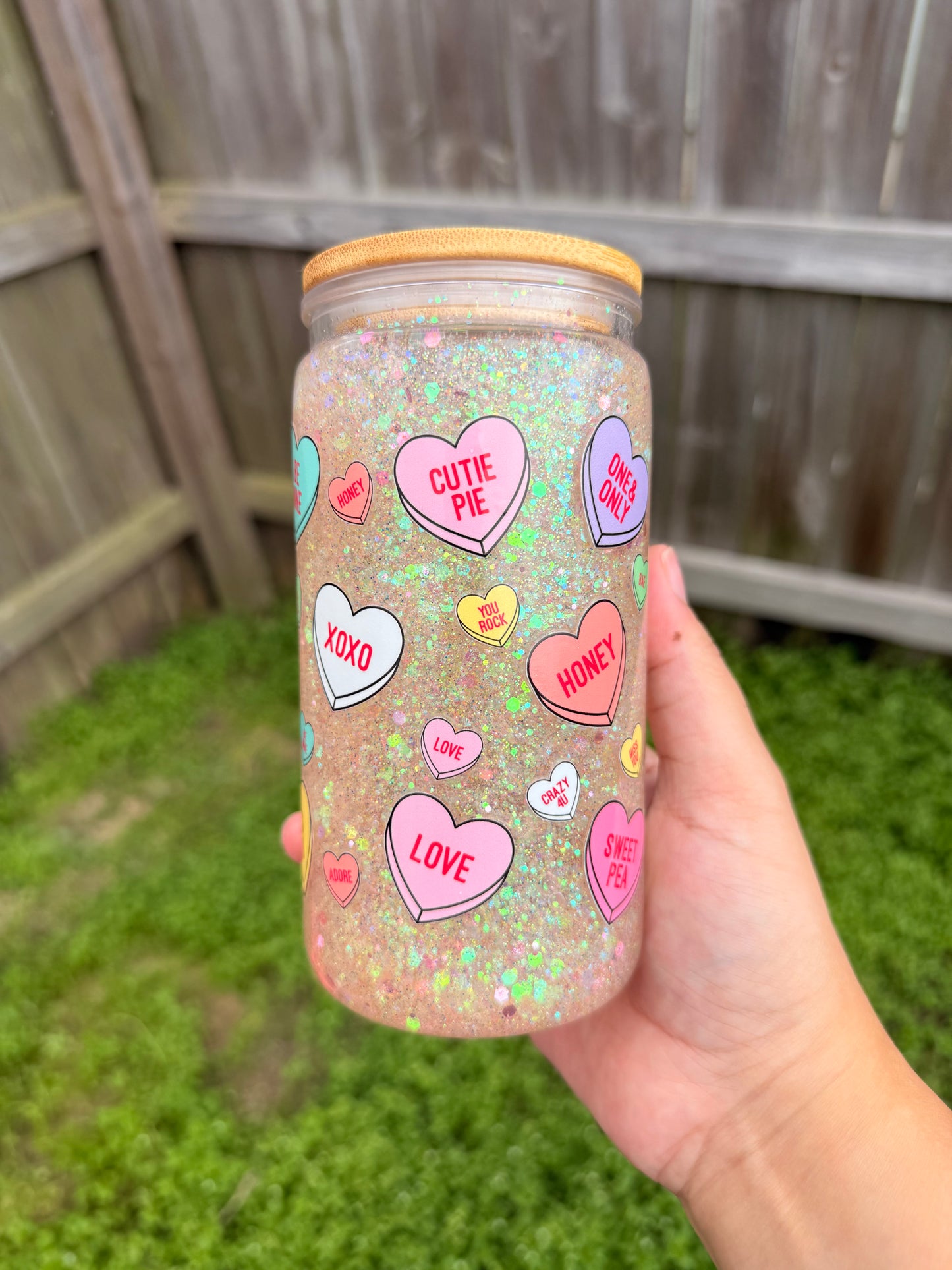 Conversation Hearts Tumbler