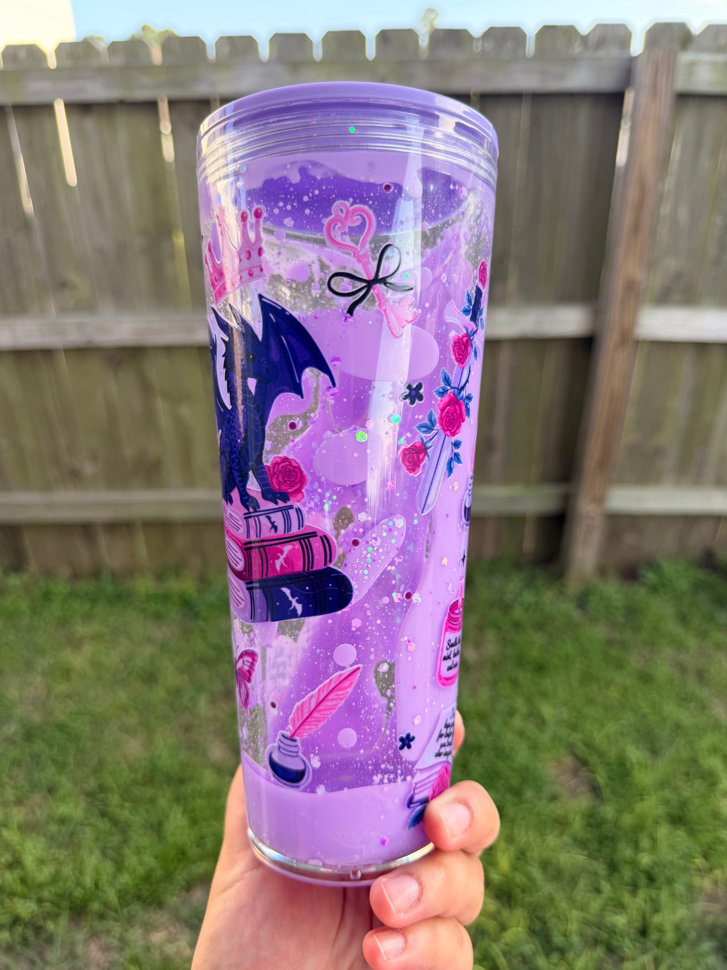 Fantasy Reader Tumbler