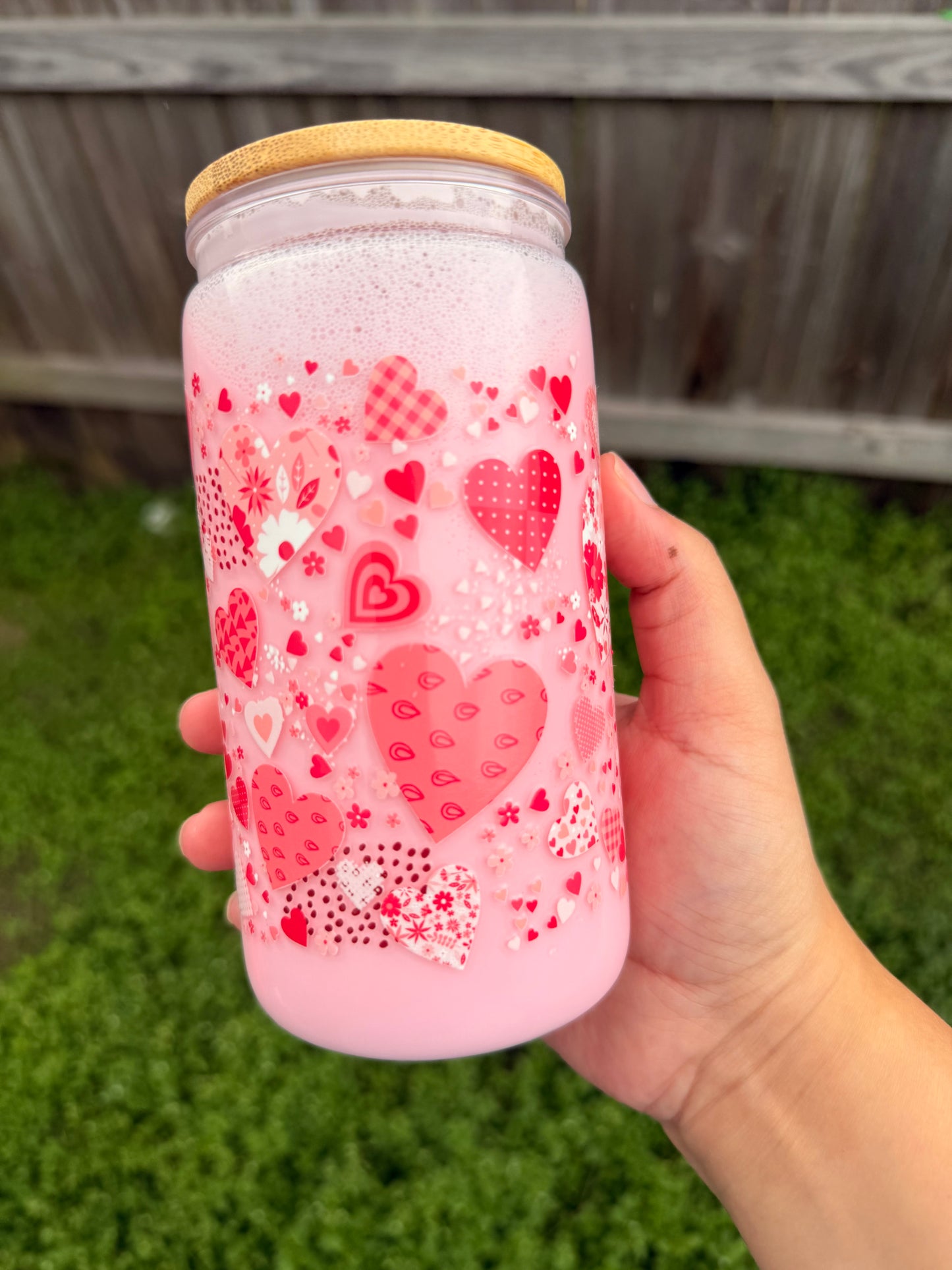 Valentines Day Hearts Tumbler