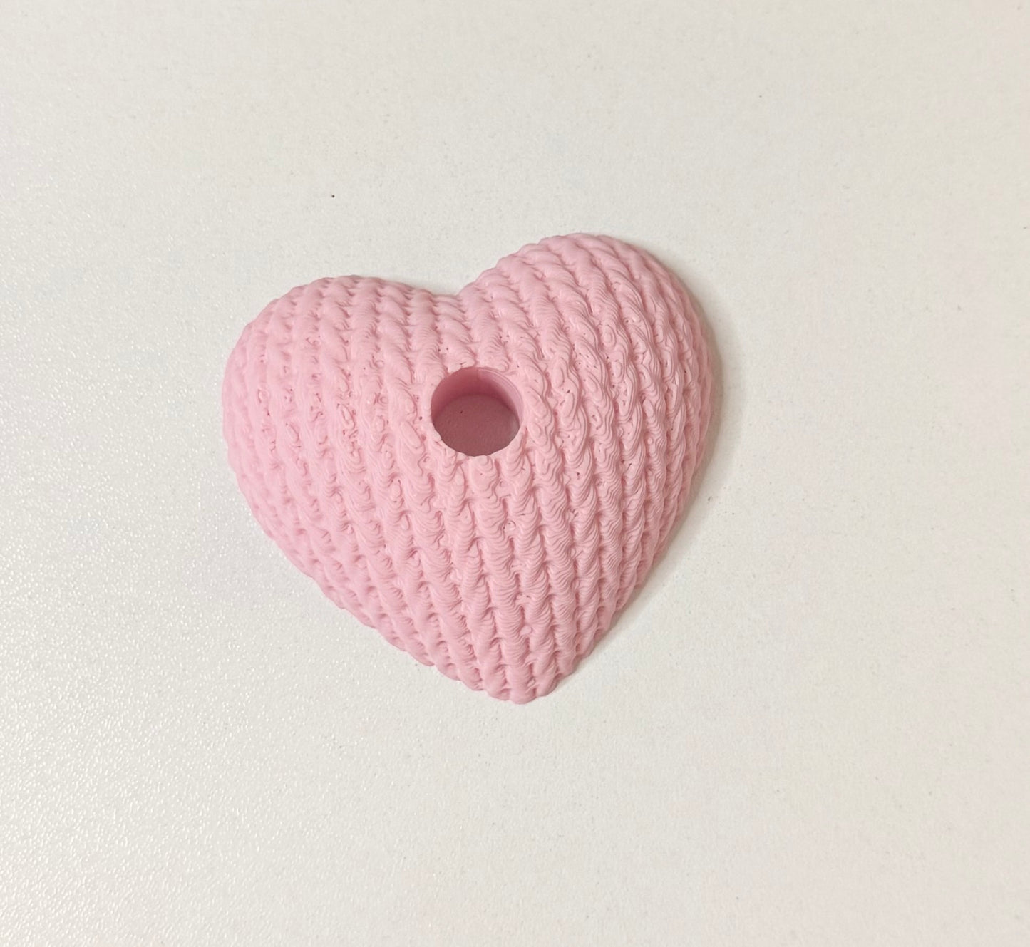 Pink Heart Straw Topper