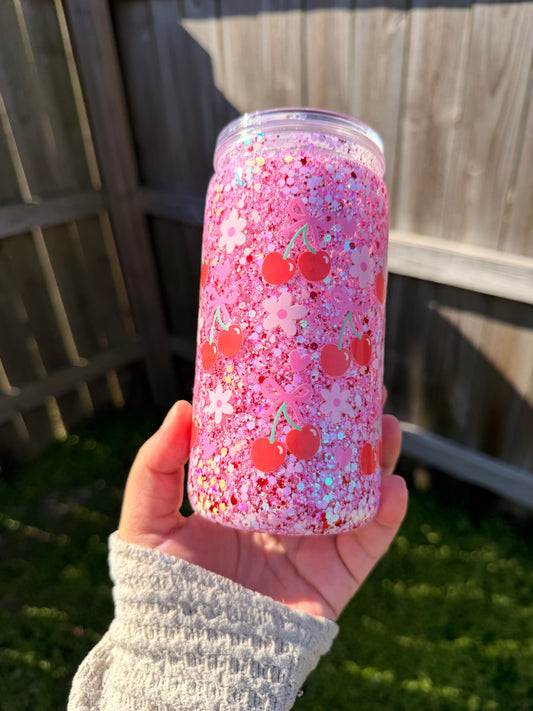 Cherry Hearts Tumbler