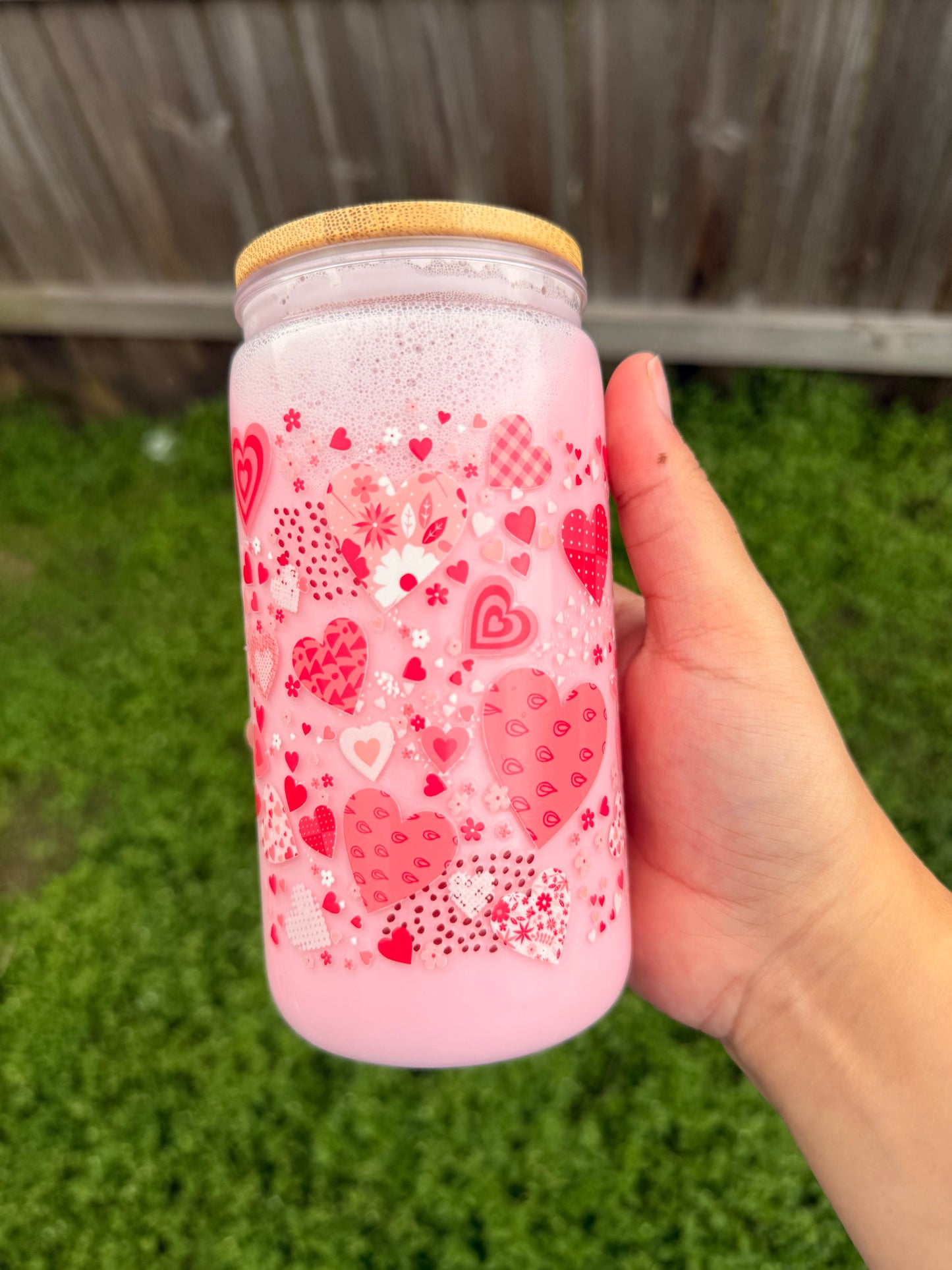 Valentines Day Hearts Tumbler