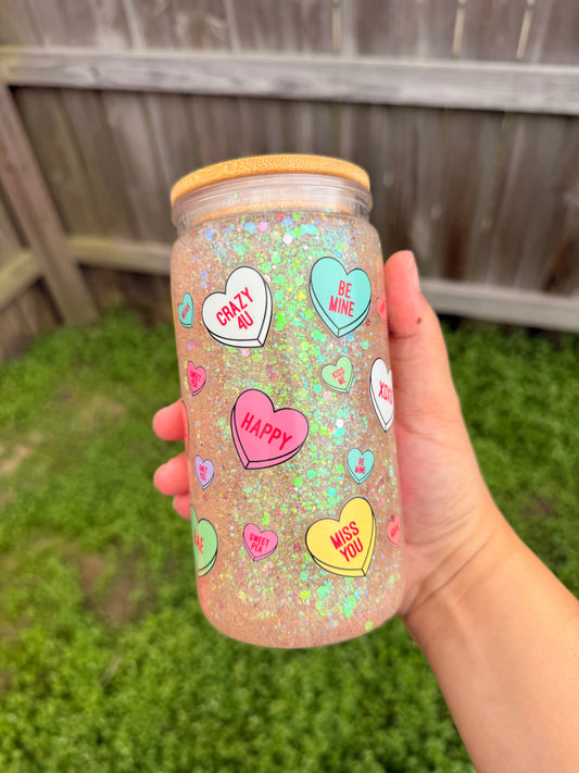 Conversation Hearts Tumbler