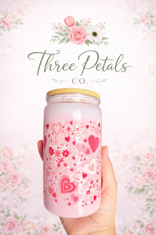 Valentines Day Hearts Tumbler