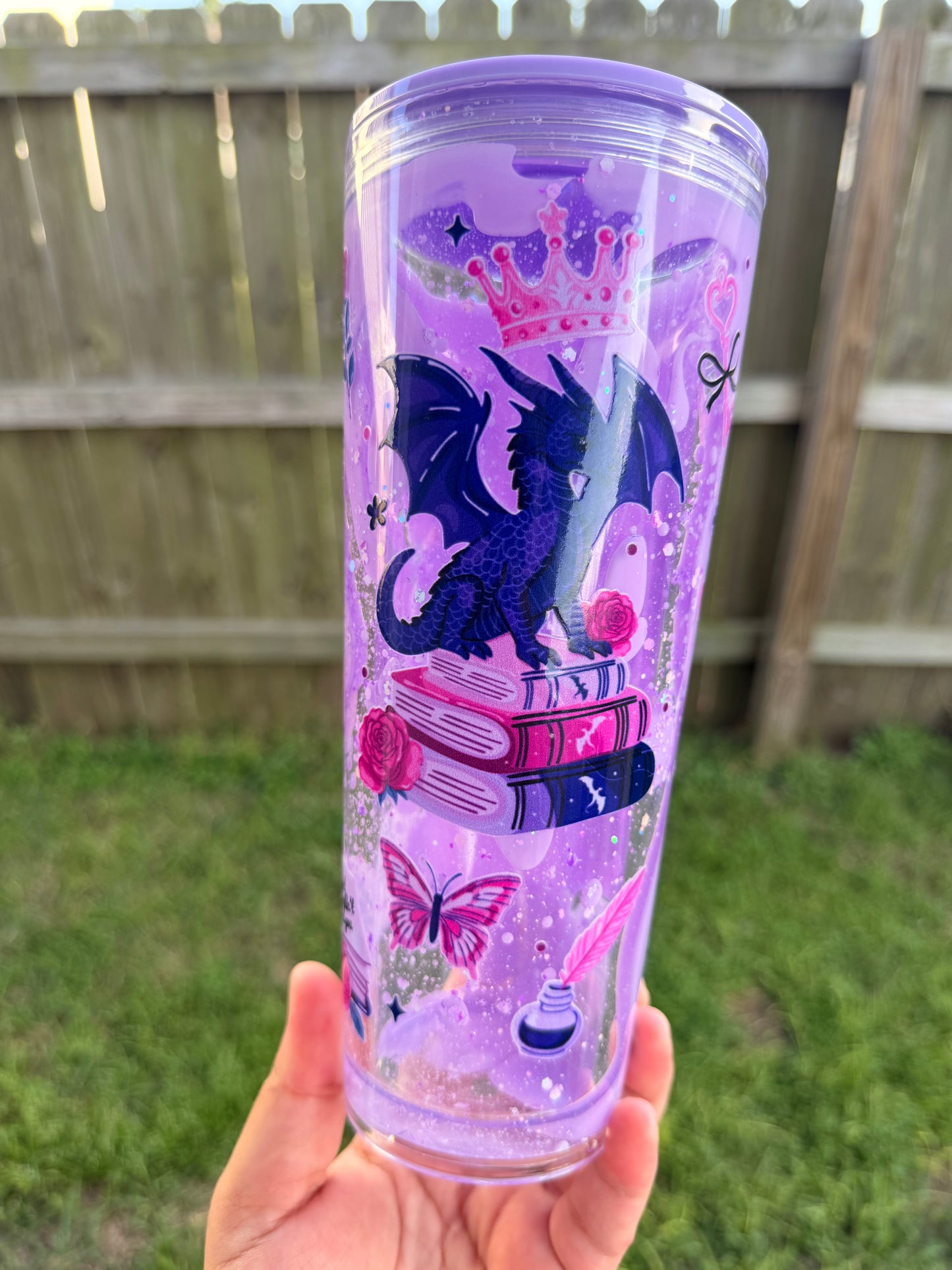 Fantasy Reader Tumbler